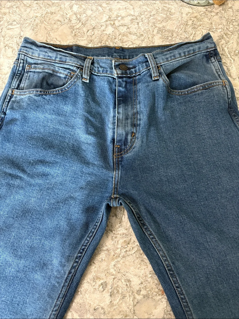 Levi's Men's Medium Blue Straight-Leg Jeans